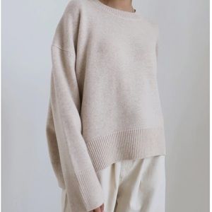 Commense oversized pullover sweater in Apricot